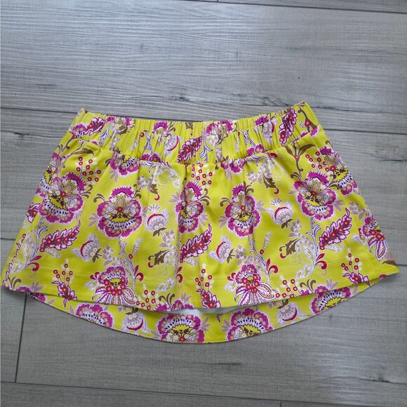 Anthropologie Maeve Paisley Yellow/Pink Sleeveless Tube Top Women Sz 4 - Picture 6 of 9